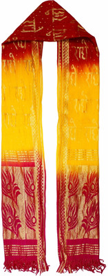 Shri Ram Creations Cotton Silk Self Design Unisex Dupatta