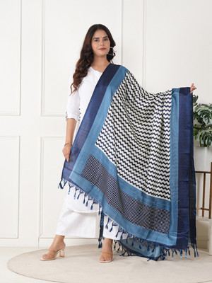Urban Kanya Pure Silk Printed Women Dupatta