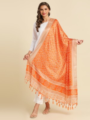 DUPATTA BAZAAR Art Silk Printed Women Dupatta