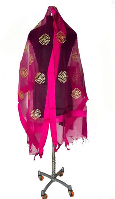 The SDF India Organza Embroidered Women Dupatta