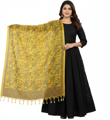 Traditions Bazaar Art Silk, Bhagalpuri Silk Printed Women Dupatta
