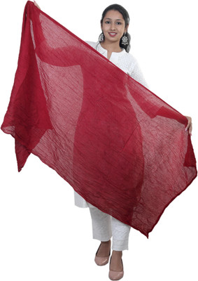 KHARARi Pure Cotton Solid Women Dupatta