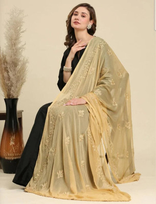 Divyam Chiffon Embroidered Women Dupatta