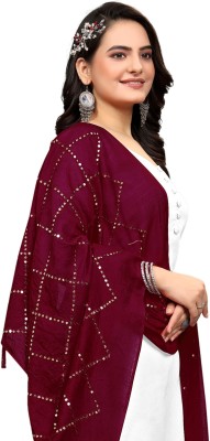 Sekmany Pure Cotton Embroidered Women Dupatta