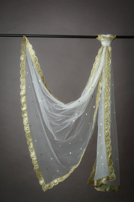 MARUTI KRUPA ENTERPRISE Net Embroidered Women Dupatta