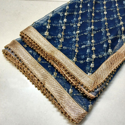 kamya fashion Net Embroidered Women Dupatta