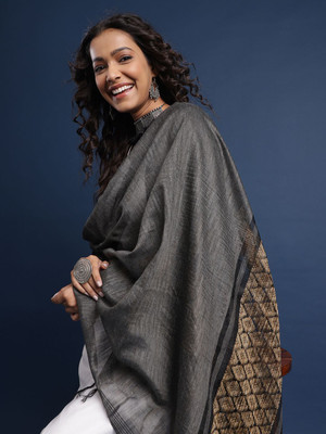 Taavi Pure Cotton Self Design Women Dupatta
