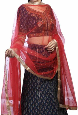 Sai fashions store Net Embellished Women Dupatta