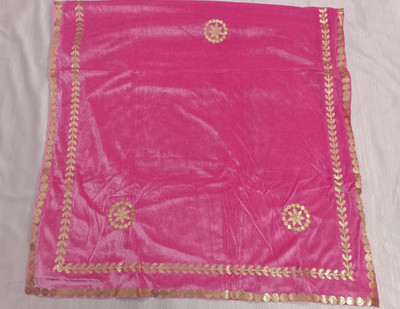 GUNNEY FASHIONS Velvet Applique Women Dupatta