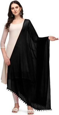 RANG FASHION Chiffon Solid Women Dupatta
