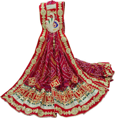 Ranisatiya Creation Poly Georgette Embroidered Women Dupatta