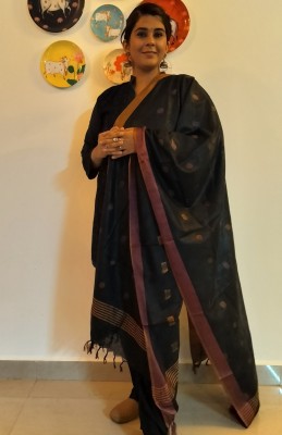 We Weave Pure Cotton Woven Women Dupatta