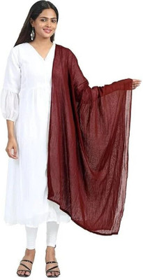 Moksh Pure Cotton Solid Women Dupatta