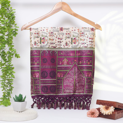 NESA Cotton Blend Printed Women Dupatta