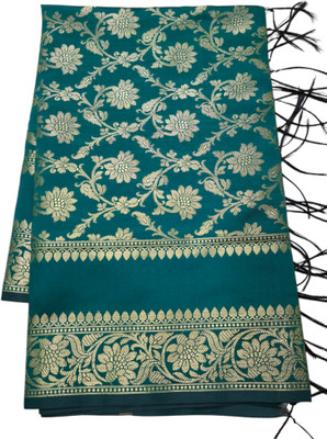 AZ Silk Silk Blend Woven Women Dupatta