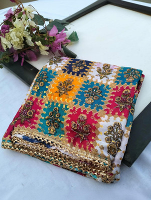 Nayerang Art Silk Embroidered Women Dupatta