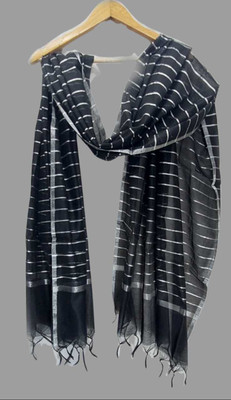 Khadija's Cotton Silk Striped Women Dupatta