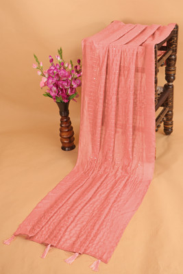 Cloric Fashion Cotton Blend Embroidered Women Dupatta