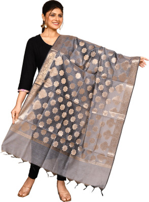 Naveera Cotton Silk Woven Women Dupatta
