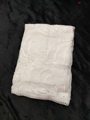 Nayerang Chiffon Embroidered Women Dupatta