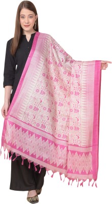 A R SILK DUPATTA HUB Cotton Silk Floral Print Women Dupatta