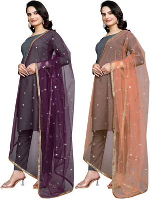 Kemza Net Embroidered Women Dupatta