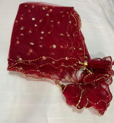 APNA KAPDA BAZAAR Net Embroidered Women Dupatta