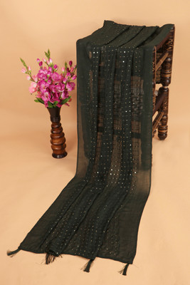 Cloric Fashion Cotton Blend Embroidered Women Dupatta