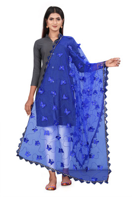 Adroit Management Net Embroidered Women Dupatta