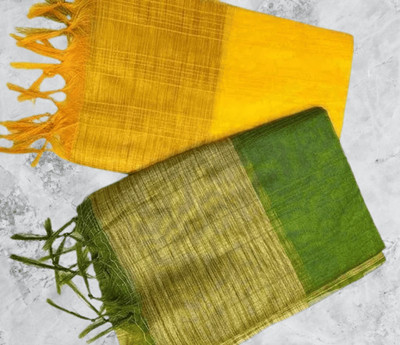 DupattaSilk Poly Chanderi Striped Women Dupatta