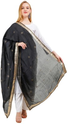 Way2Like Art Silk Embroidered Women Dupatta