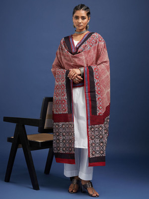 Taavi Pure Cotton Printed Women Dupatta