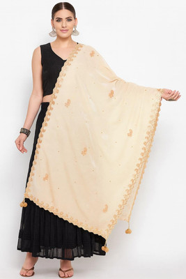 KARTHAV FASHION Velvet Self Design Women Dupatta