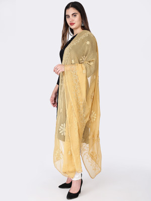 LGG Chiffon Embroidered Women Dupatta