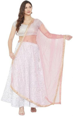 KARTHAV FASHION Net Self Design Women Dupatta