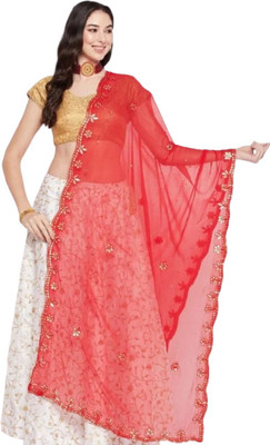 ANA Collection Chiffon Embroidered Women Dupatta