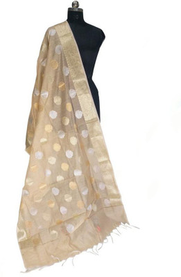 The SDF India Cotton Silk Woven Women Dupatta