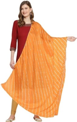 FASHION DESIGNE COLLECTION Rayon Striped Women Dupatta