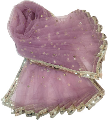 Navti Creations Net Embroidered Women Dupatta