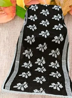 Nakoda Creation Chiffon Embroidered Women Dupatta