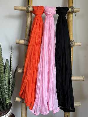 Hella Fashions Chiffon Solid Women Dupatta