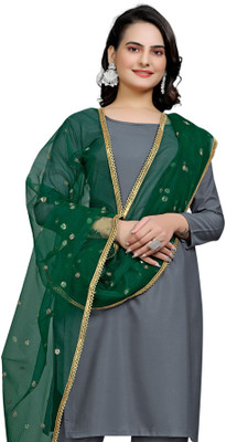 Sekmany Net Embroidered Women Dupatta