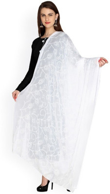 Nakoda Creation Chiffon Embroidered Women Dupatta