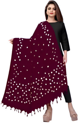 DHWANIX LOOK Cotton Blend Printed Women Dupatta