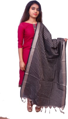 Aarav Boss Cotton Blend Embellished Women Dupatta