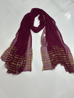 dupattass Chiffon Solid Women Dupatta