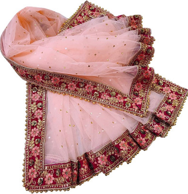 Manpreet fashion Net Embroidered Women Dupatta