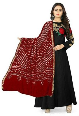 TMT HUB Silk Blend Printed Women Dupatta