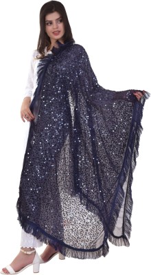 INVENT FASHION Chiffon Embellished Women Dupatta