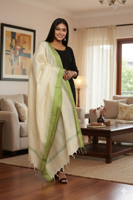 Hut Khadi Cotton Solid Women Dupatta